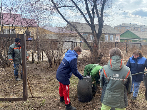 Работники Восточно-Сибирского филиала ЦЛАТИ провели субботники