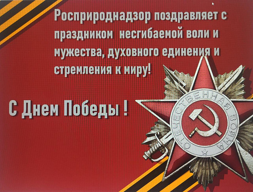 Росприроднадзор поздравляет с Днем Победы!