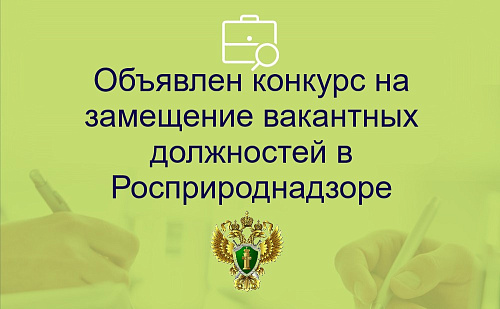 Конкурс на замещение вакантных должностей