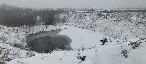 В Тамбове Росприродандзор проводит внеплановую проверку по факту загрязнения земель по ул. Бастионная канализационными стоками