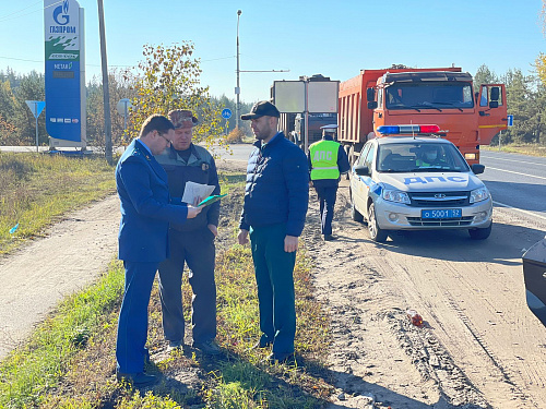 В Дзержинске прошел рейд по выявлению фактов незаконного транспортирования отходов